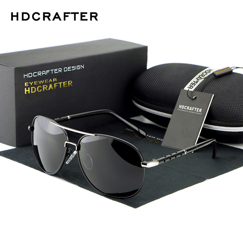 HDCRAFTER-브랜드 디자이너 편광 선글라스, 남성용 운전 남성 선글라스 패션 안경, 남성용, 도매